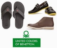 United Colors of Benetton footwears flat 50% to 60% off at Amazon